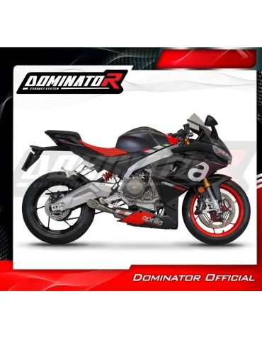 Ligne d'échappement complète inox Dominator GP3 pour Aprilia RS 660 (2020-2024)