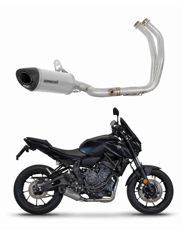Ligne d'échappement complète Dominator HP8 Titane pour Yamaha MT 07 (2021-2024)