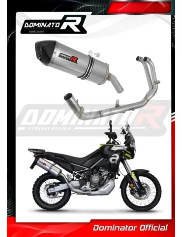 Ligne d'échappement complète inox Dominator HP7 pour Aprilia Tuareg 660 (2021-2023)