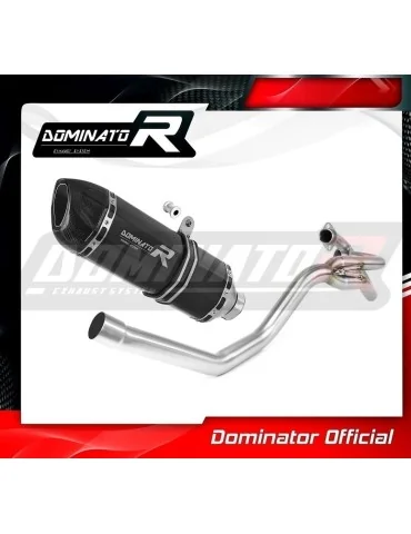 Silencieux slip-on Dominator latéral 2 en 1 HP1 Noir pour Yamaha XT 660 X (2004-2016)