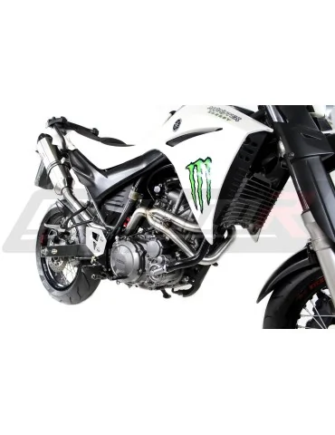 Silencieux slip-on Dominator latéral 2 en 1 HP1 Noir pour Yamaha XT 660 X (2004-2016)