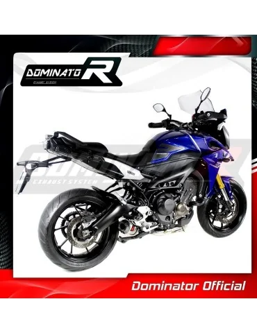 Ligne d'échappement complète inox Dominator HP3 pour Yamaha MT 09 Tracer 900 (2015-2020)