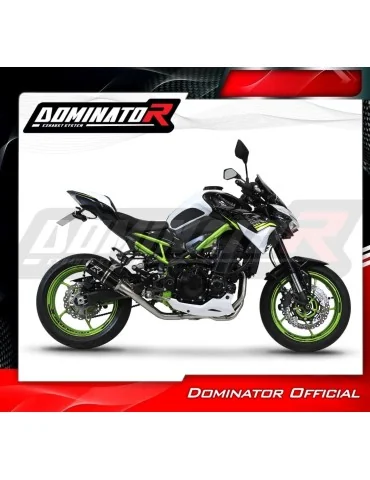 Ligne d'échappement complète inox Dominator GP Noir pour Kawasaki Z 900 A2 (2020-2024)