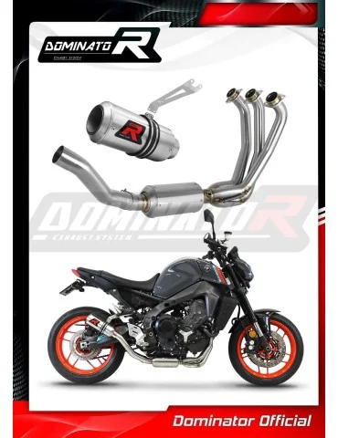 Ligne d'échappement complète inox Dominator GP pour Yamaha MT 09 EX (2021-2023)