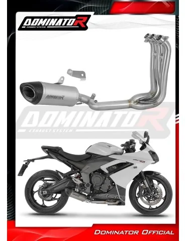 Ligne d'échappement complète Dominator HP8 Titane pour Triumph Daytona 660 (2024-2026)