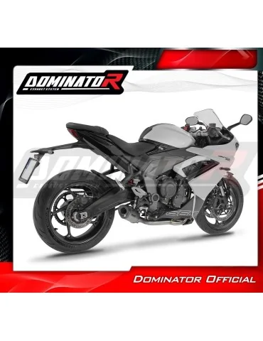 Ligne d'échappement complète Dominator HP8 Titane pour Triumph Daytona 660 (2024-2026)