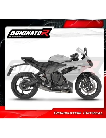 Ligne d'échappement complète Dominator HP8 Titane pour Triumph Daytona 660 (2024-2026)