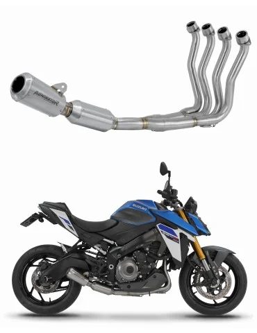 Ligne d'échappement complète inox Dominator GPS pour Suzuki GSX-S 1000 / 1000 GT / 950 (2021-2024)