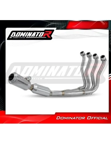 Ligne d'échappement complète inox Dominator GPS pour Suzuki GSX-S 1000 / 1000 GT / 950 (2021-2024)