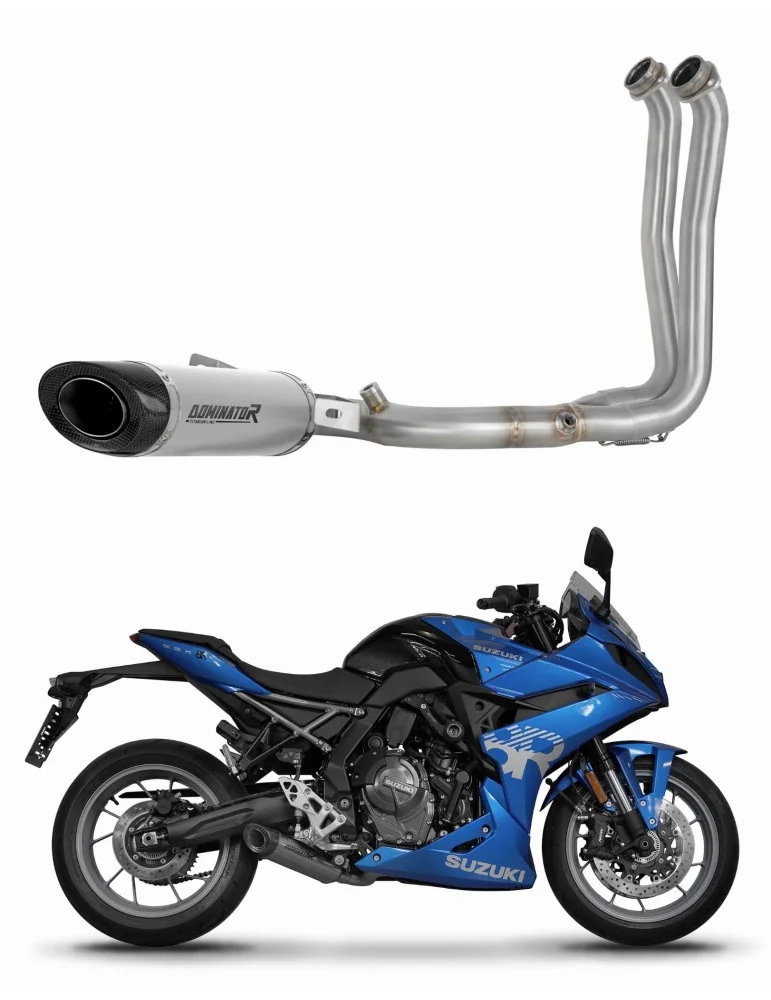Ligne d'échappement complète Dominator HP8 Titane pour Suzuki GSX-8R / 8S (2023-2025)