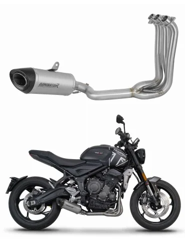 Ligne d'échappement complète Dominator HP8 Titane pour Triumph Trident 660 (2021-2024)