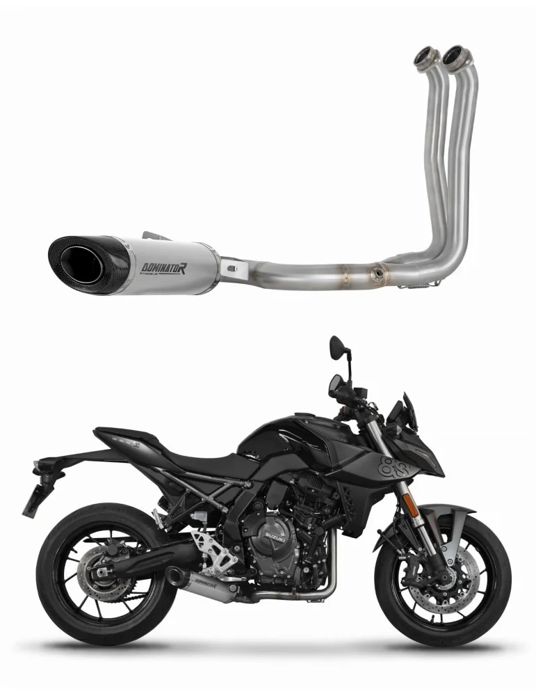 Ligne d'échappement complète Dominator HP8 Titane pour Suzuki GSX-8S / 8R (2022-2024)