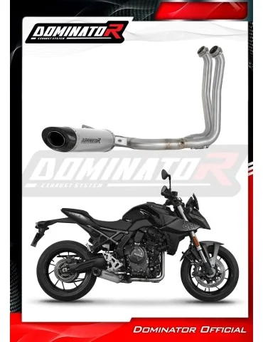 Ligne d'échappement complète Dominator HP8 Titane pour Suzuki GSX-8S / 8R (2022-2024)