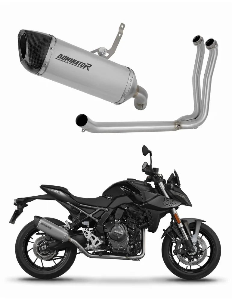 Ligne d'échappement complète Dominator HP6 Titane pour Suzuki GSX-8S / 8R (2022-2024)
