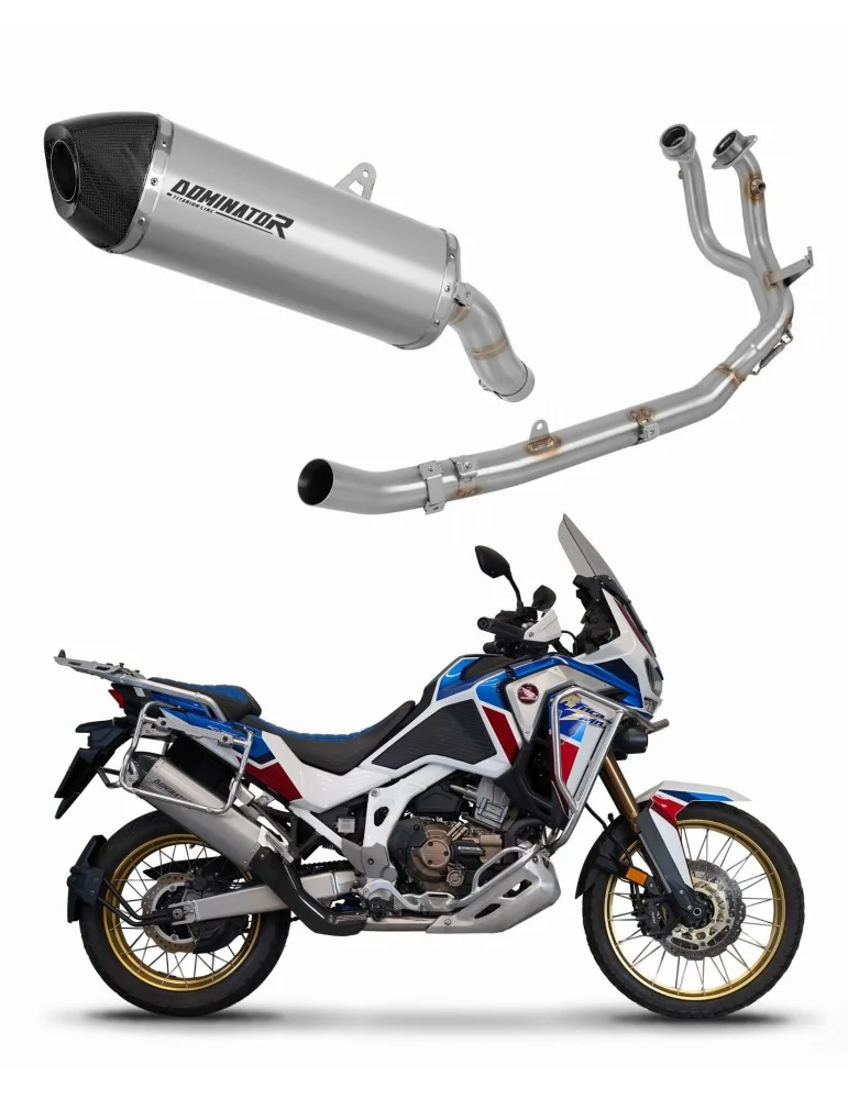 Ligne d'échappement complète Dominator HP7 Titane pour Honda CRF 1100L Africa Twin Adventure (2020-2023)