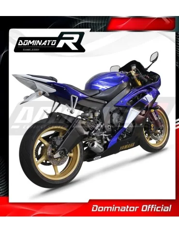 Ligne d'échappement complète inox Dominator GPS pour Yamaha YZF R6 (2006-2016)