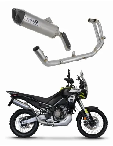 Ligne d'échappement complète Dominator HP6 Titane pour Aprilia Tuareg 660 (2021-2023)