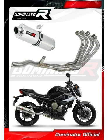 Ligne d'échappement complète inox Dominator OV pour Yamaha XJ 6N S F (2009-2016)