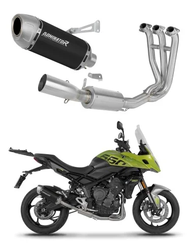 Ligne d'échappement complète inox Dominator S6 Noir pour Triumph Tiger Sport 660 (2025-2026)
