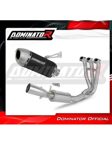 Ligne d'échappement complète inox Dominator S6 Noir pour Triumph Tiger Sport 660 (2025-2026)