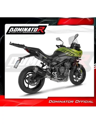 Ligne d'échappement complète inox Dominator S6 Noir pour Triumph Tiger Sport 660 (2025-2026)