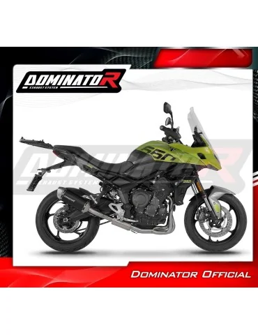 Ligne d'échappement complète inox Dominator S6 Noir pour Triumph Tiger Sport 660 (2025-2026)