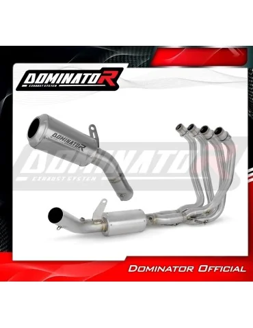 Ligne d'échappement complète inox Dominator GPS pour Kawasaki ZX-4R / RR (2023-2024)