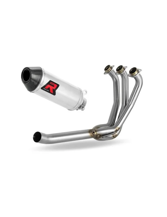 Ligne d'échappement complète inox Dominator HP3 pour Yamaha XSR 900 Low Level 2022-2023, vue 1