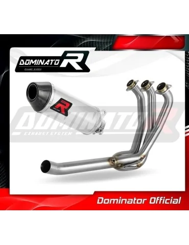 Ligne d'échappement complète inox Dominator HP3 pour Yamaha XSR 900 Low Level (2022-2023)