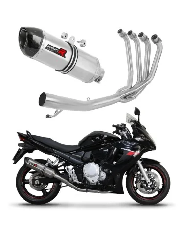 Ligne d'échappement complète inox Dominator HP1 pour Suzuki GSXF 650 (2007-2016)