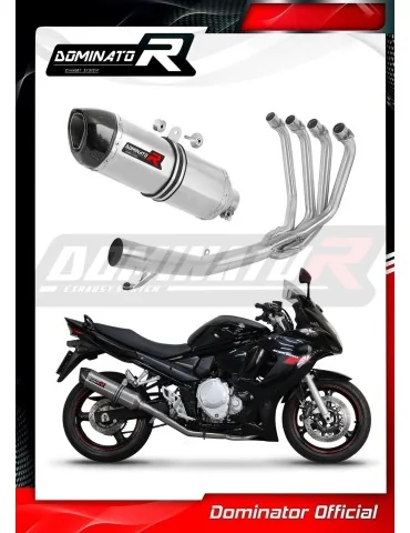 Ligne d'échappement complète inox Dominator HP1 pour Suzuki GSXF 650 (2007-2016)