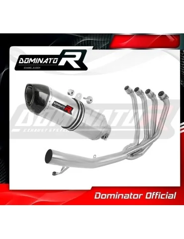 Ligne d'échappement complète inox Dominator HP1 pour Suzuki GSXF 650 (2007-2016)