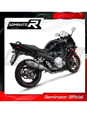 Ligne d'échappement complète inox Dominator HP1 pour Suzuki GSXF 650 (2007-2016)