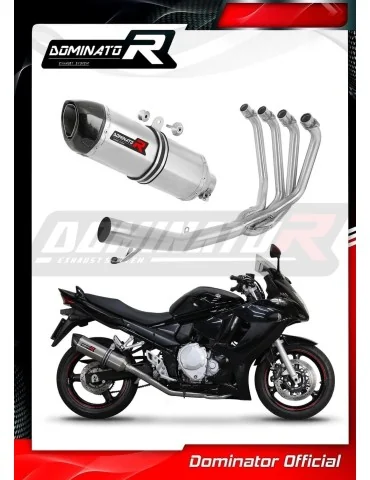 Ligne d'échappement complète inox Dominator HP1 pour Suzuki GSX 1250 FA (2010-2016)
