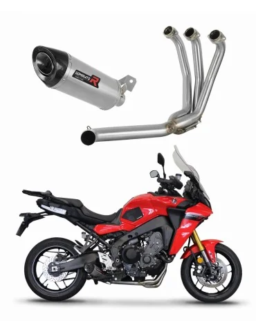Ligne d'échappement complète inox Dominator HP8 pour Yamaha Tracer 9 / GT (2021-2024)