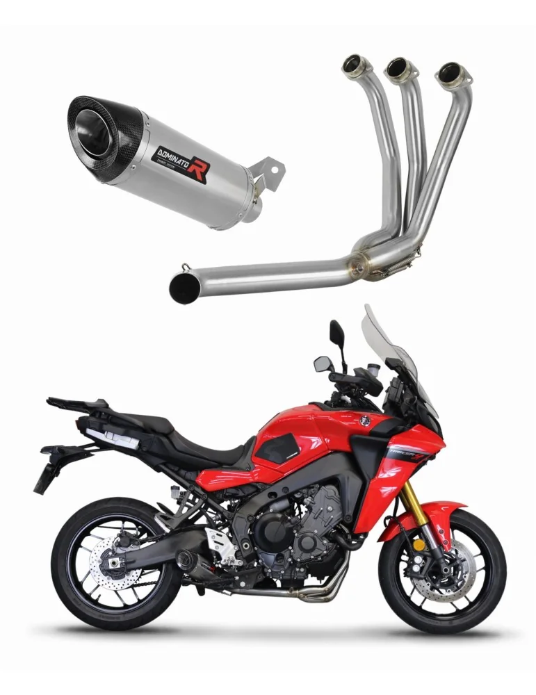 Ligne d'échappement complète inox Dominator HP8 pour Yamaha Tracer 9 / GT (2021-2024)