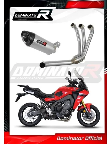 Ligne d'échappement complète inox Dominator HP8 pour Yamaha Tracer 9 / GT (2021-2024)