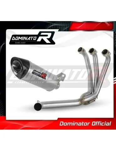 Ligne d'échappement complète inox Dominator HP8 pour Yamaha Tracer 9 / GT (2021-2024)