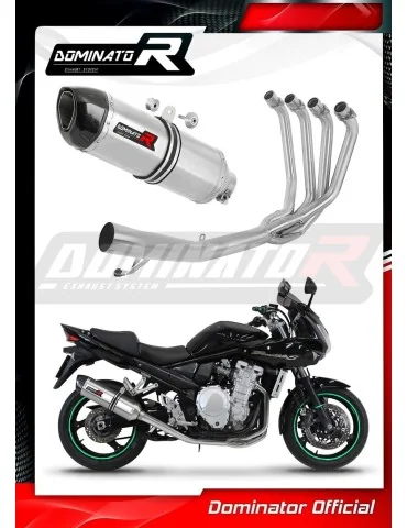 Ligne d'échappement complète inox Dominator HP1 pour Suzuki GSF 650 Bandit N / S (2007-2016)