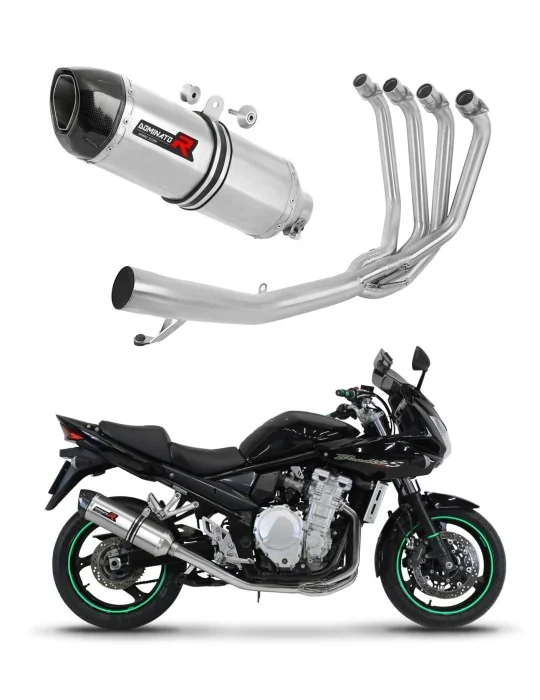 Ligne d'échappement complète inox Dominator HP1 pour Suzuki GSF 1250 N / S Bandit 2007-2016, vue 1