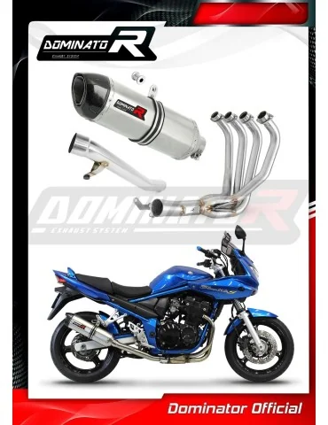 Ligne d'échappement complète inox Dominator HP1 pour Suzuki GSF 650 Bandit N / S (2005-2006)