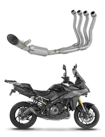 Ligne d'échappement complète inox Dominator GP3 EX pour Suzuki GSX-S 1000 GX (2025-2026)