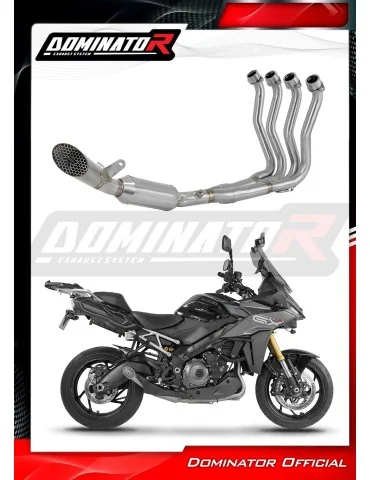 Ligne d'échappement complète inox Dominator GP3 EX pour Suzuki GSX-S 1000 GX (2025-2026)