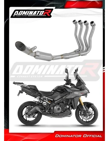 Ligne d'échappement complète inox Dominator GP3 EX pour Suzuki GSX-S 1000 GX (2024)