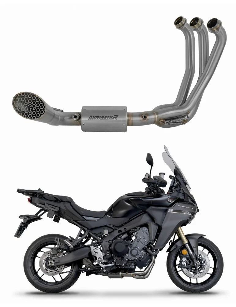 Ligne d'échappement complète inox Dominator GP3 EX pour Yamaha Tracer 9 / GT (2025-2026)