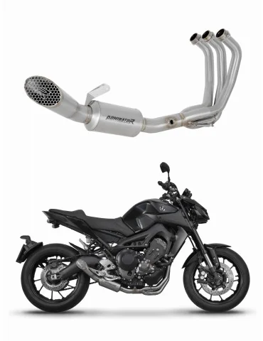 Ligne d'échappement complète inox Dominator GP3 pour Yamaha MT-09 (2017-2020)