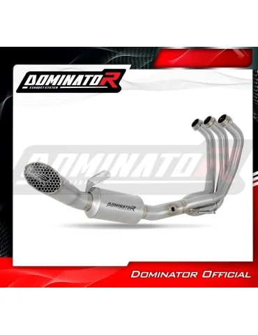 Ligne d'échappement complète inox Dominator GP3 pour Yamaha MT-09 (2017-2020)