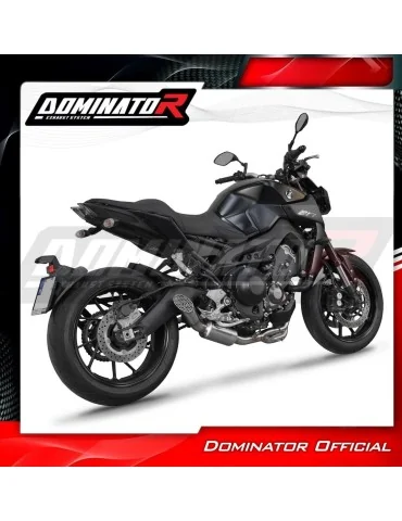 Ligne d'échappement complète inox Dominator GP3 pour Yamaha MT-09 (2017-2020)