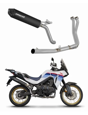 Ligne d'échappement complète inox Dominator MX2 Noir pour Honda XL 750 Transalp (2023)