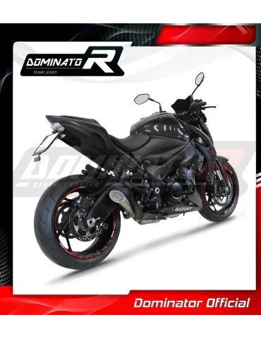 Ligne d'échappement complète inox Dominator GP3 EX pour Suzuki GSX-S 1000 / F (2015-2020)